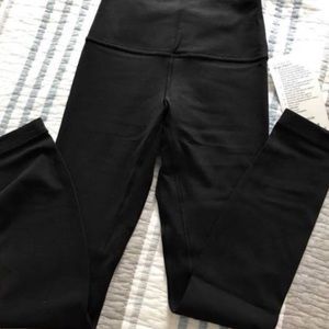 Black lululemon leggings size 4